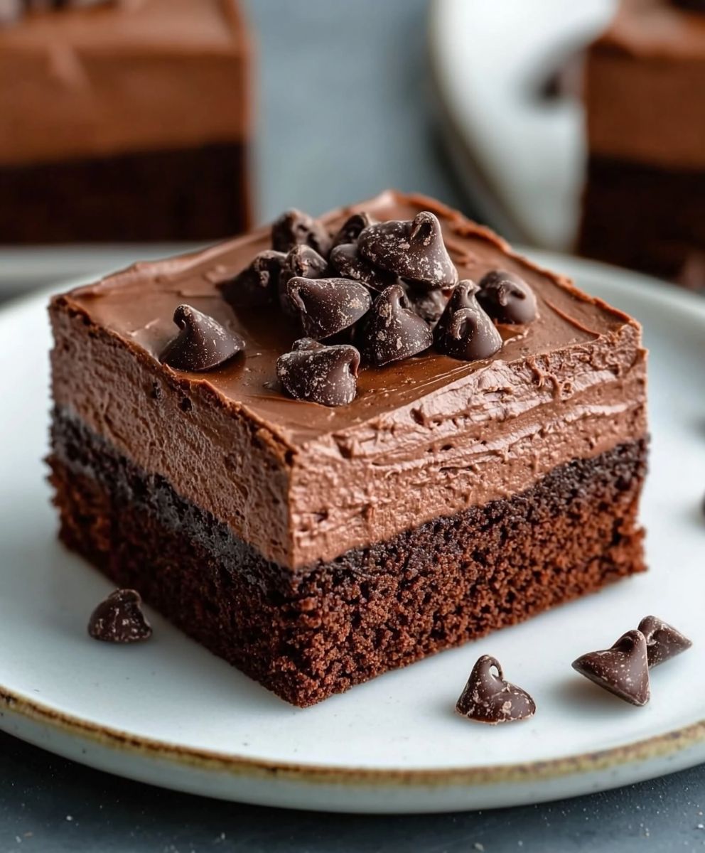 Chocolate Mousse Brownies