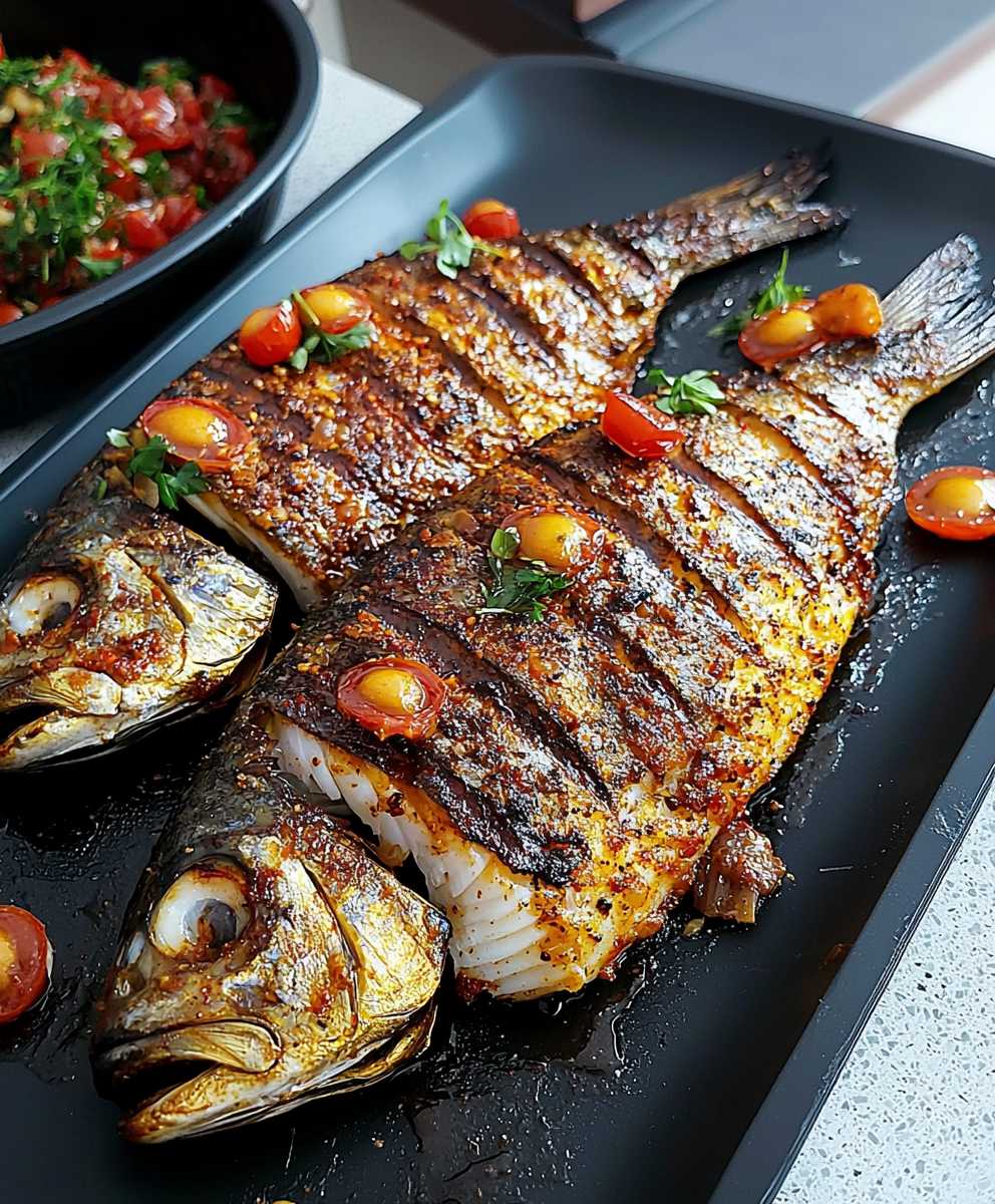 Grilled Whole Mackerel