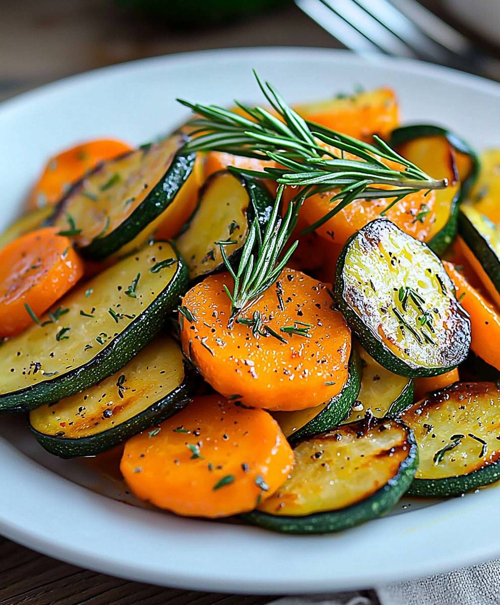 Sautéed Carrots Zucchini Dish
