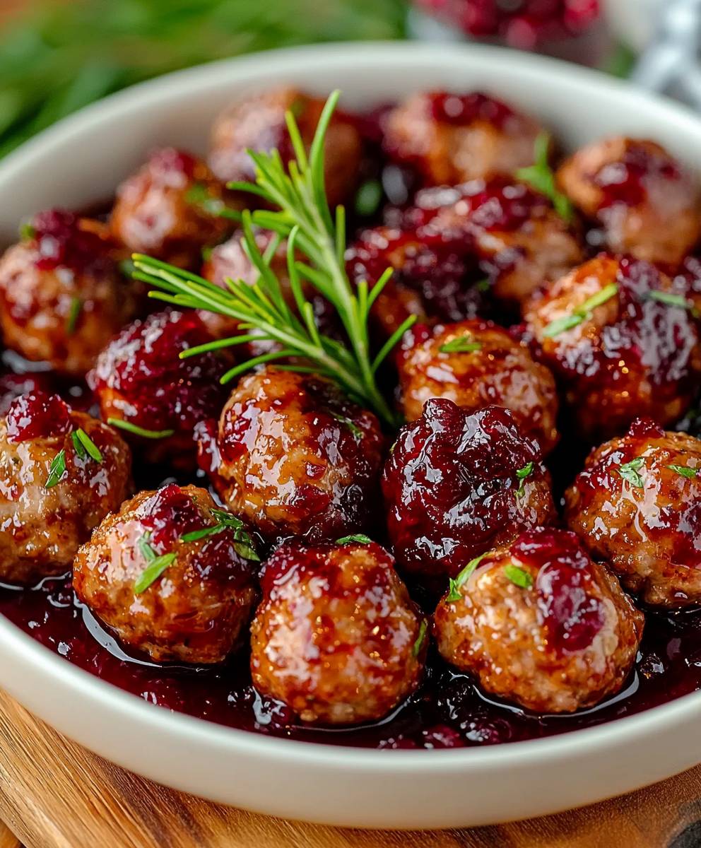 Cranberry Meatballs