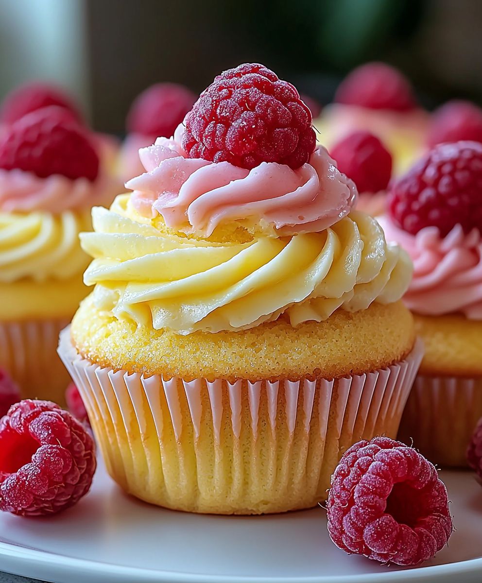 Raspberry Lemon Cupcakes