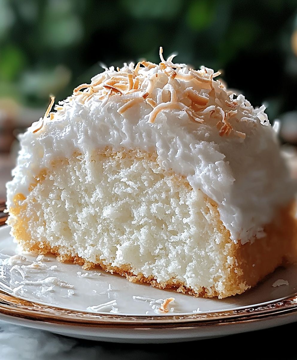 Coconut cloud cake