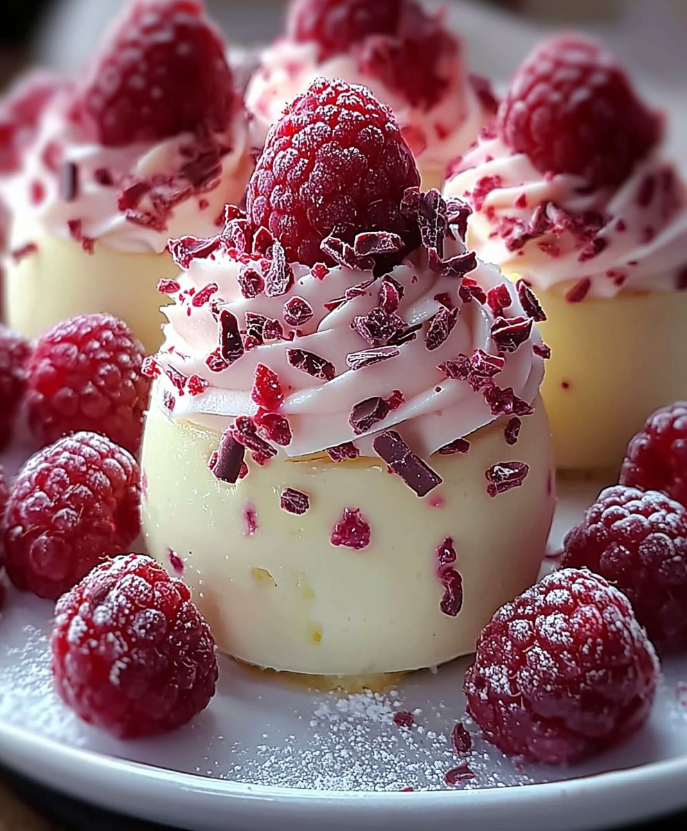 White Chocolate Raspberry Cheesecake