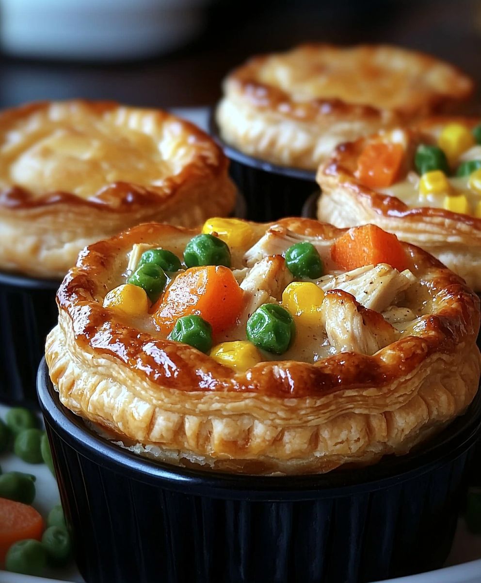 Chicken Pot Pie Muffins