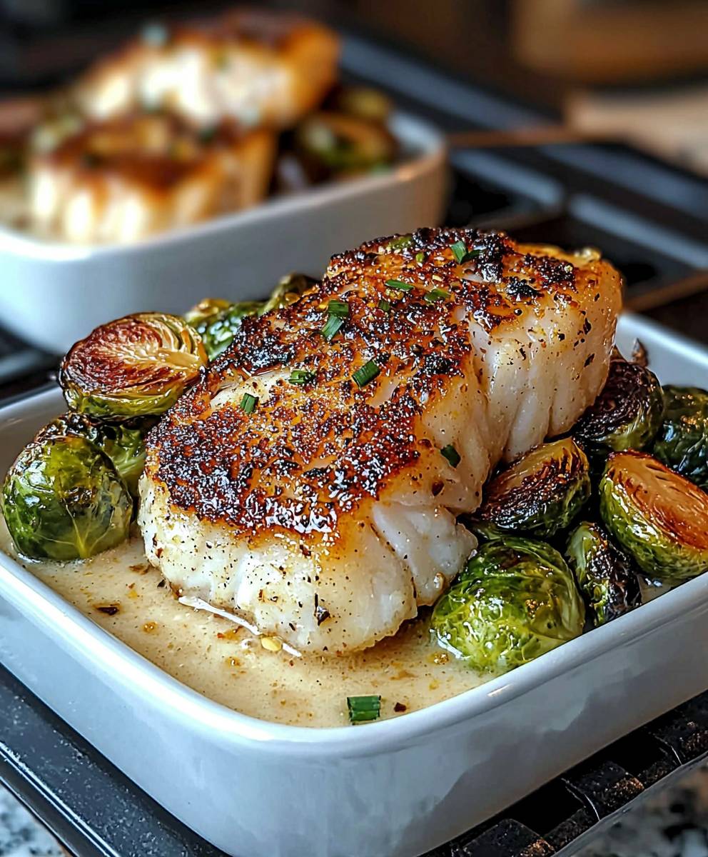 Lemon Garlic Butter Cod Bowls