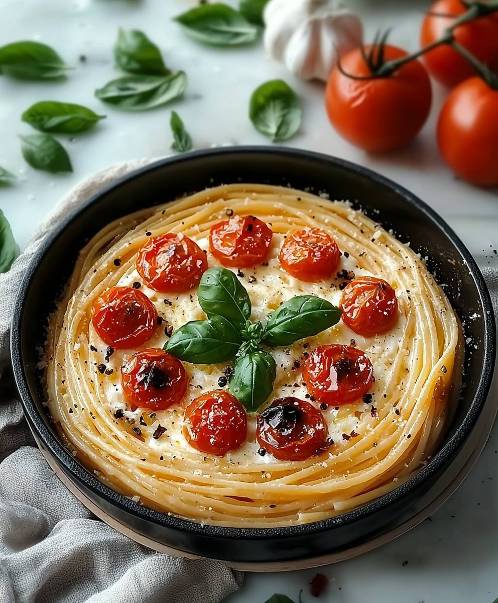 Roasted Tomato Garlic Pasta