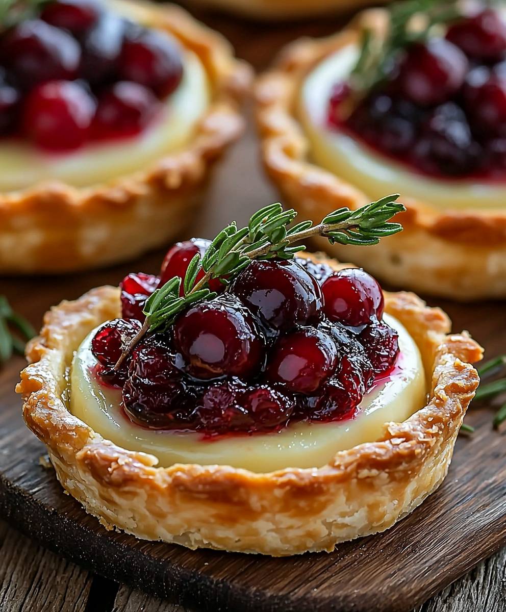Cranberry Brie Tartlets
