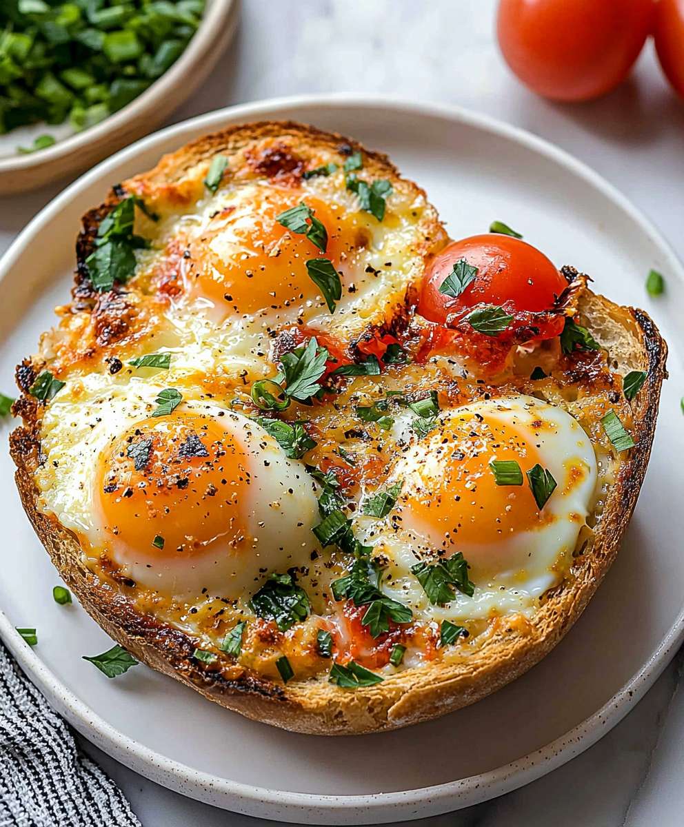 Baked Feta Eggs