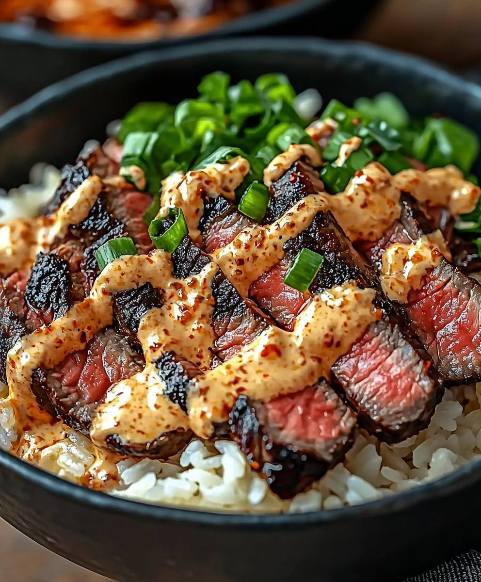 Korean BBQ Steak Bowls