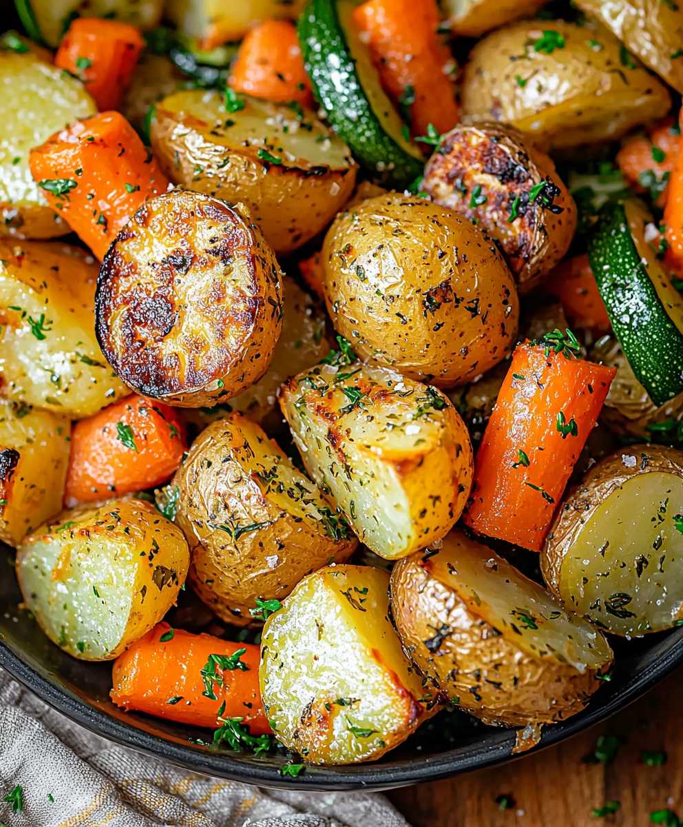 Garlic Herb Roasted Vegetables