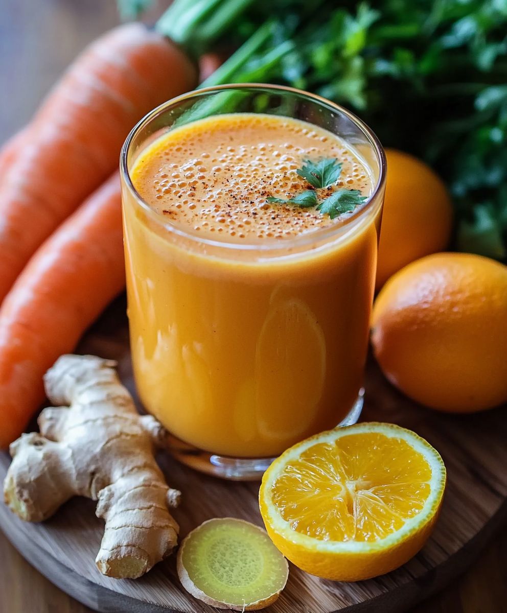 Citrus Carrot Ginger Juice