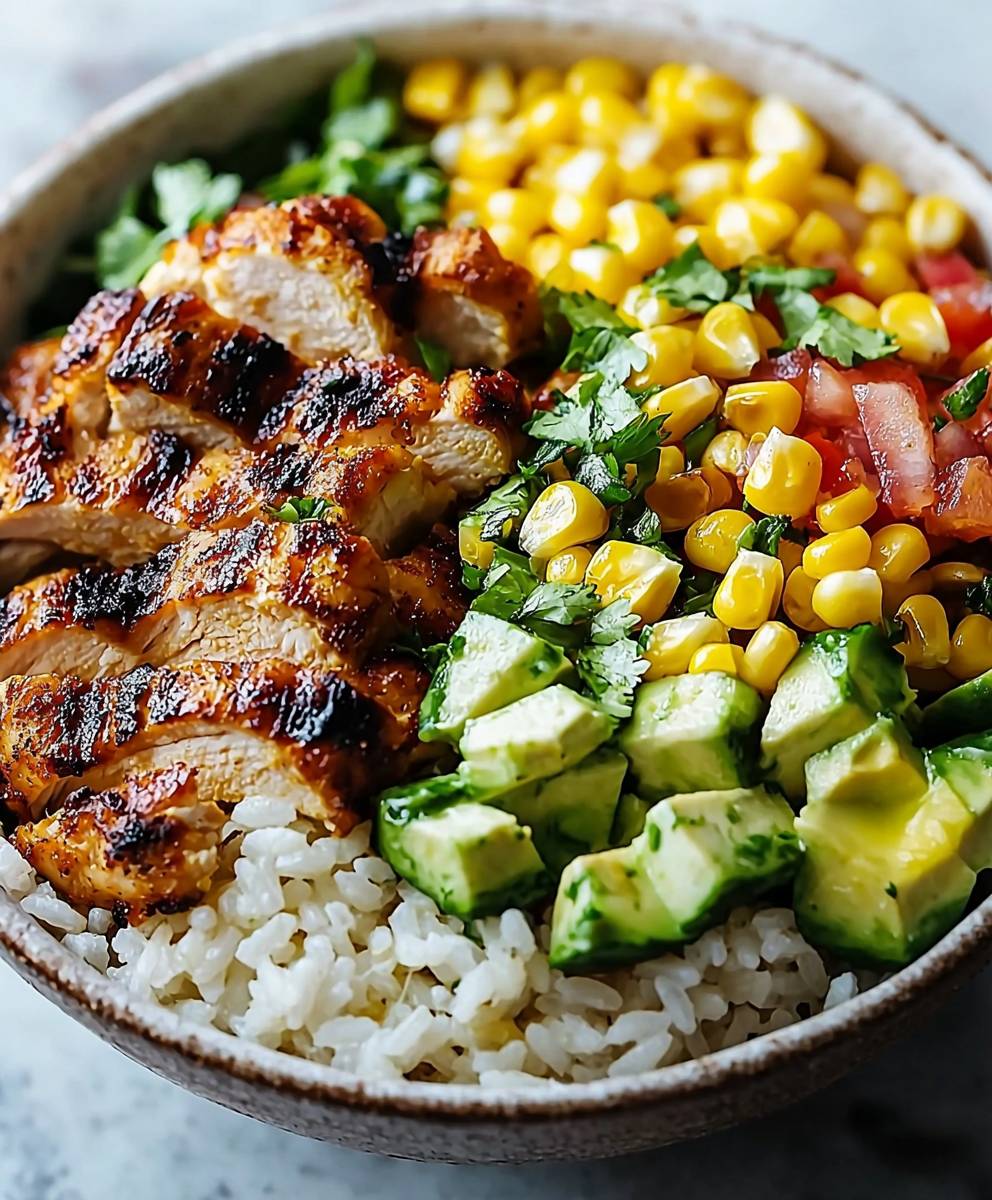 Street Corn Chicken Bowl
