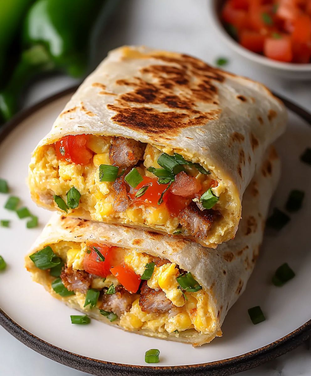 Make Ahead Breakfast Burritos