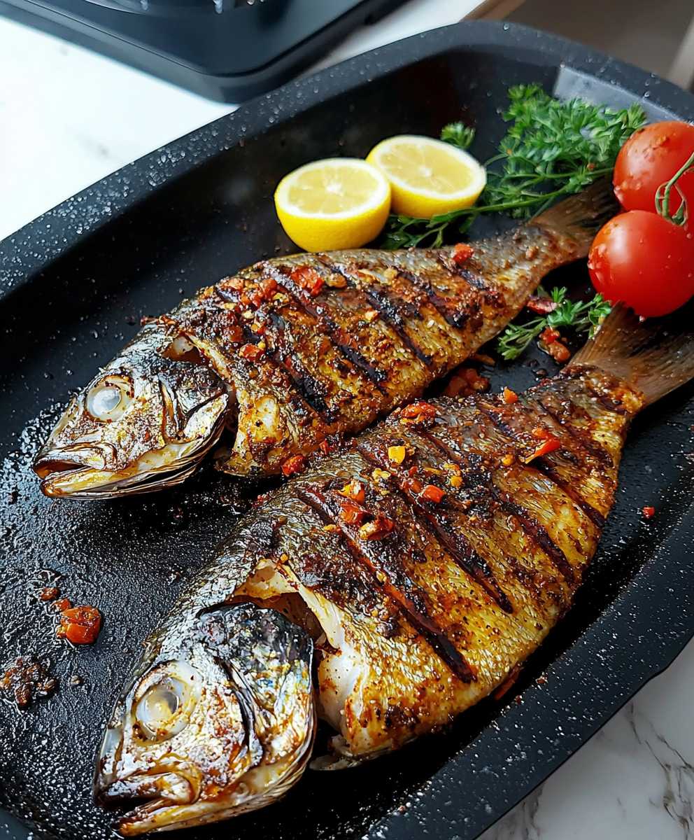 Grilled Whole Mackerel