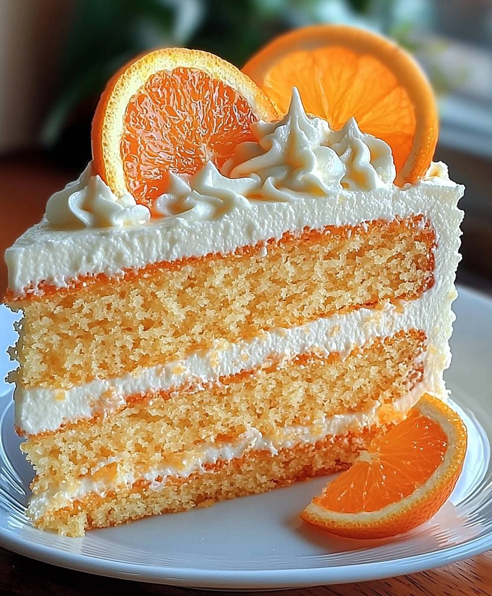 Orange Creamsicle Cake