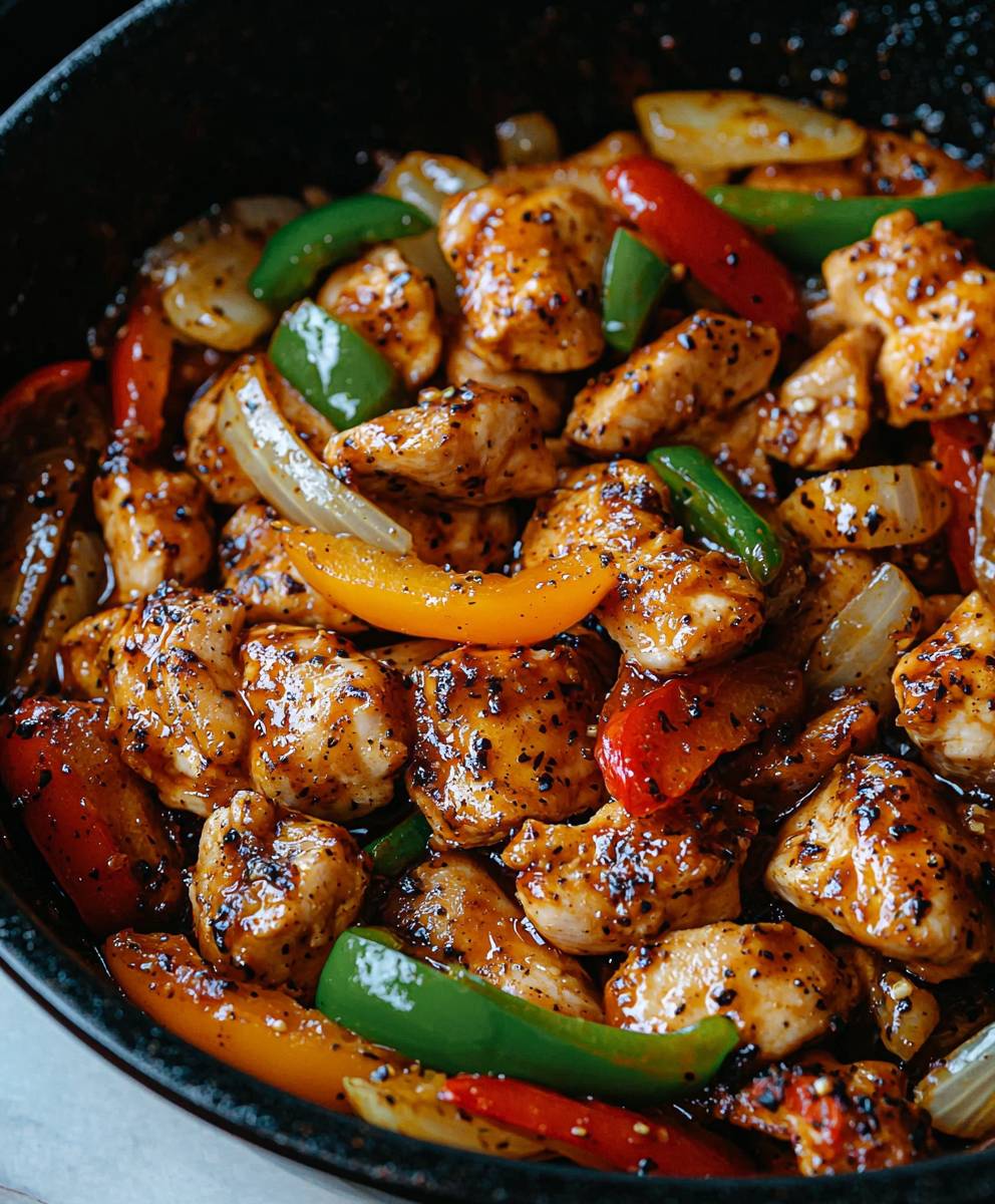 Black pepper chicken