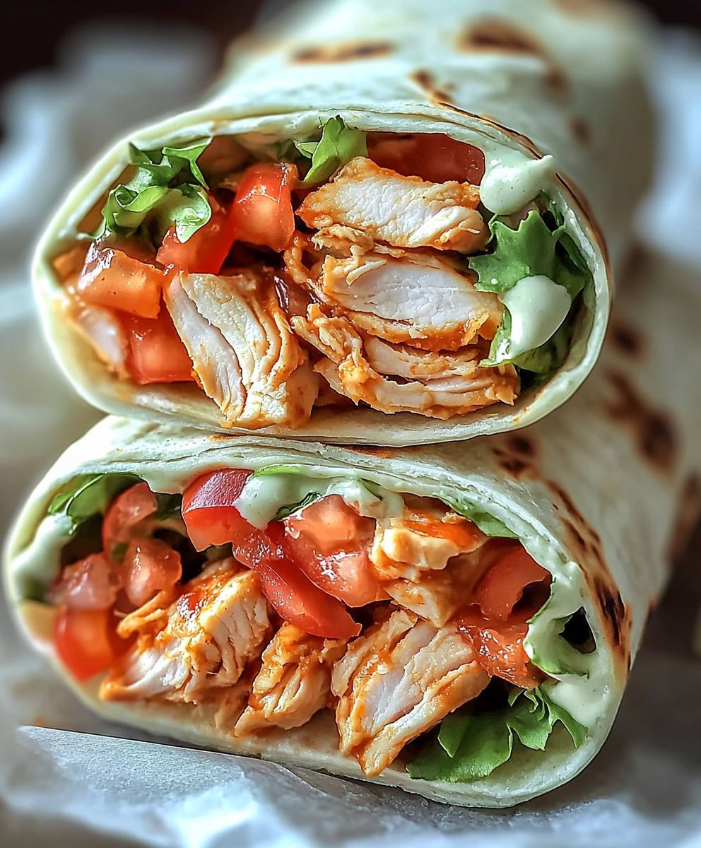 Rotisserie chicken wraps