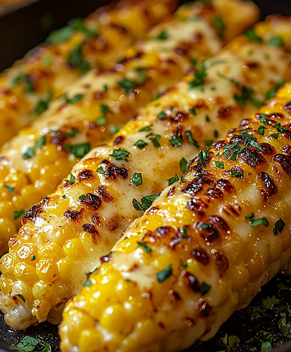 Cheesy Garlic Butter Corn