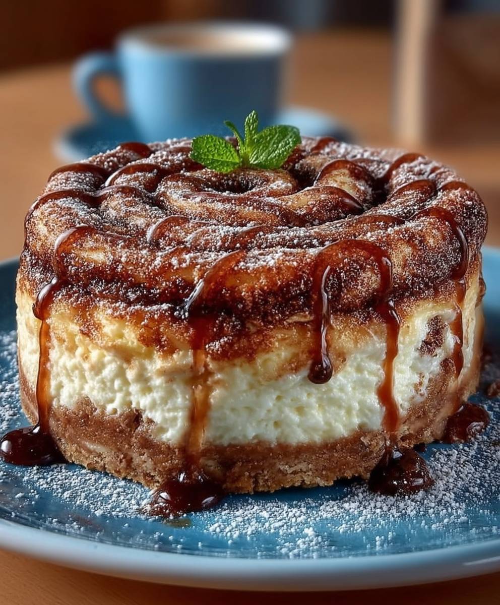 Cinnamon Roll Cheesecake