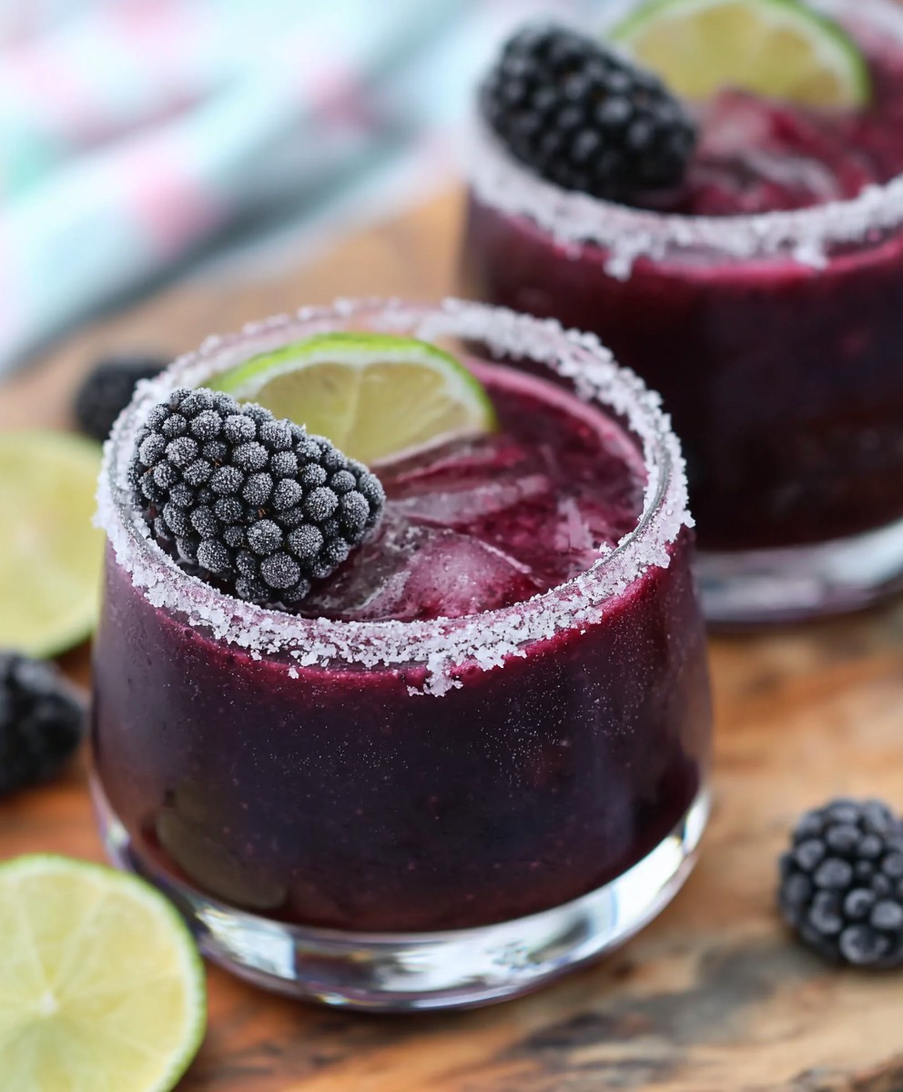 Blackberry Frozen Margarita