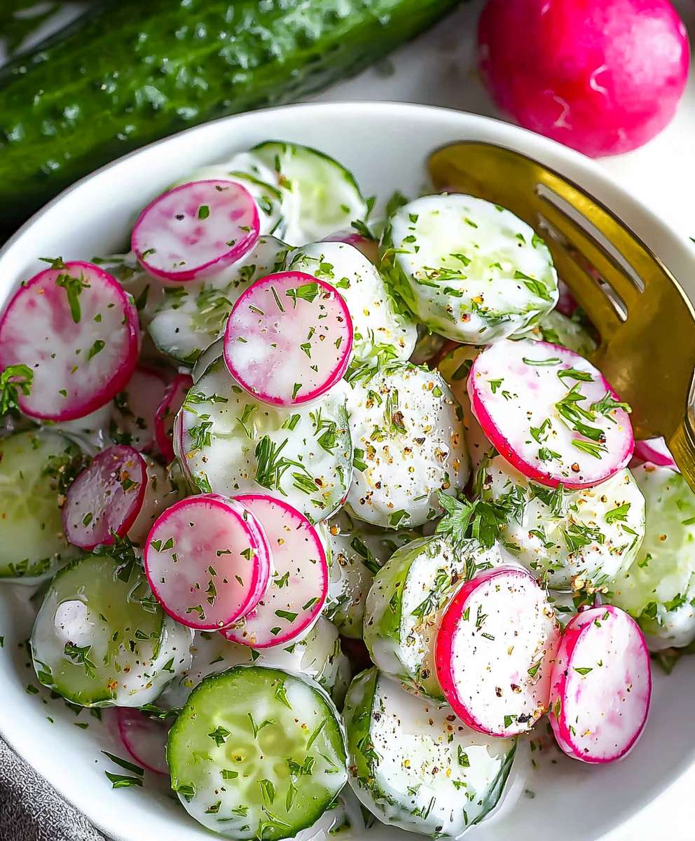 Cucumber Radish Salad