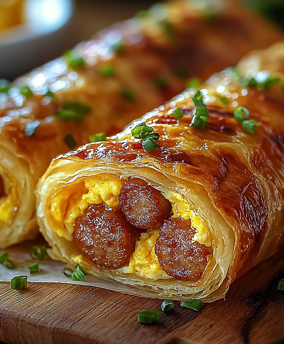 Sausage Egg Cheese Roll Ups