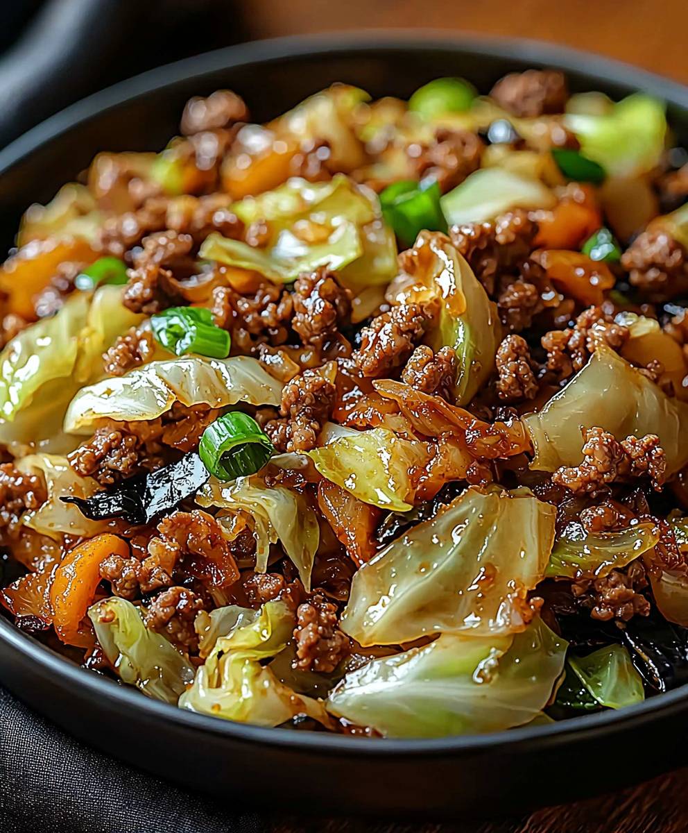 Beef and Cabbage Stir Fry
