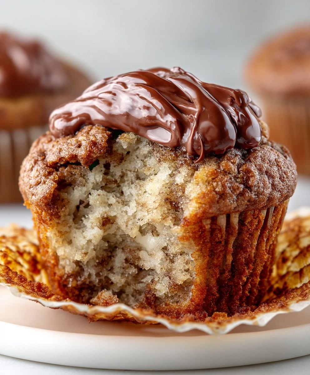 Nutella Banana Muffins