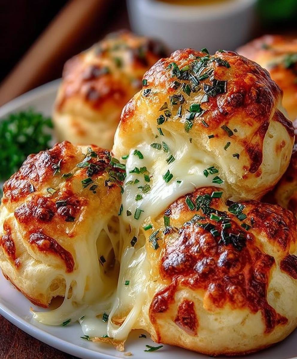 Garlic Butter Cheese Bombs