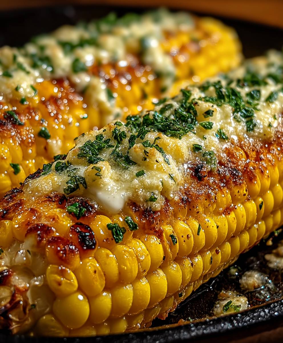 Cheesy Garlic Butter Corn