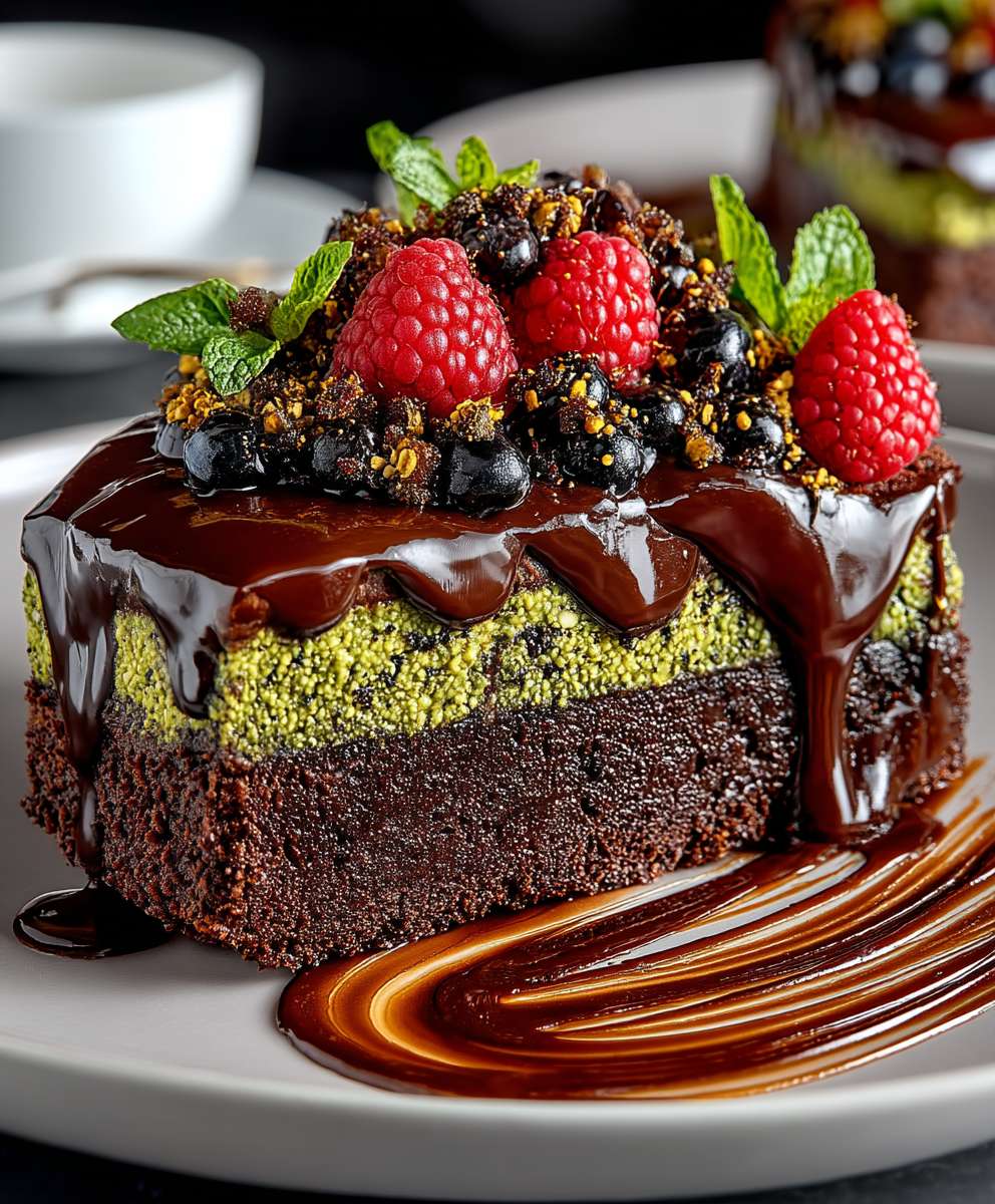 Dubai Chocolate Cake