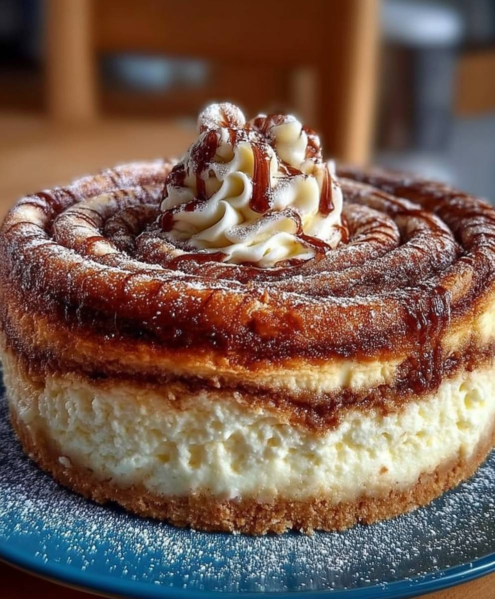 Cinnamon Roll Cheesecake