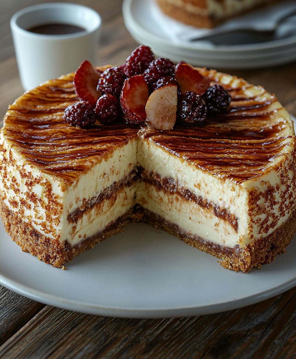 Cinnamon Swirl Cheesecake