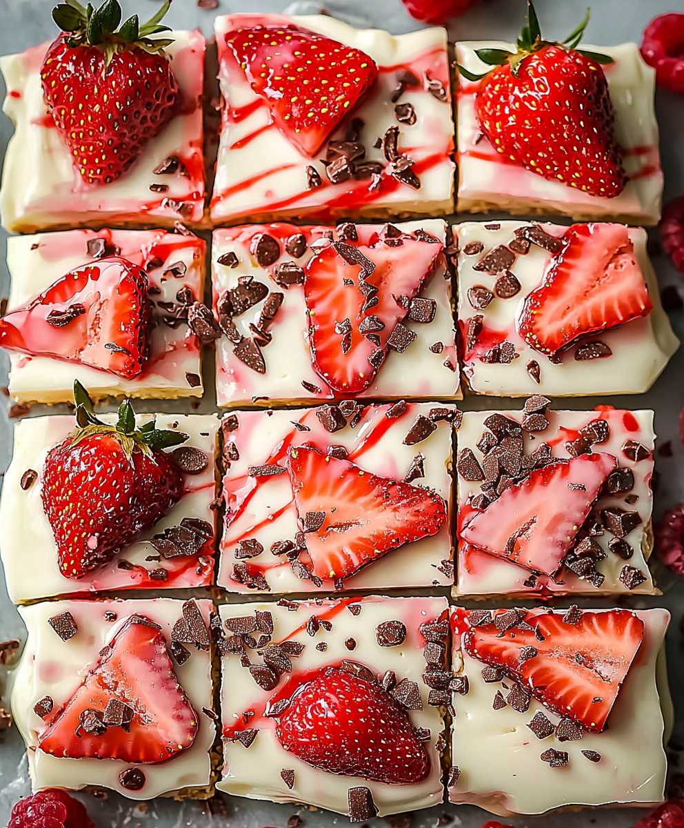 Strawberry Yogurt Bark