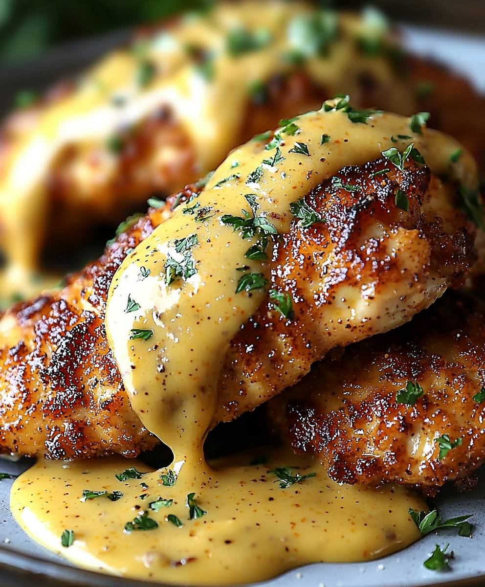 Pretzel Chicken Mustard Cheddar