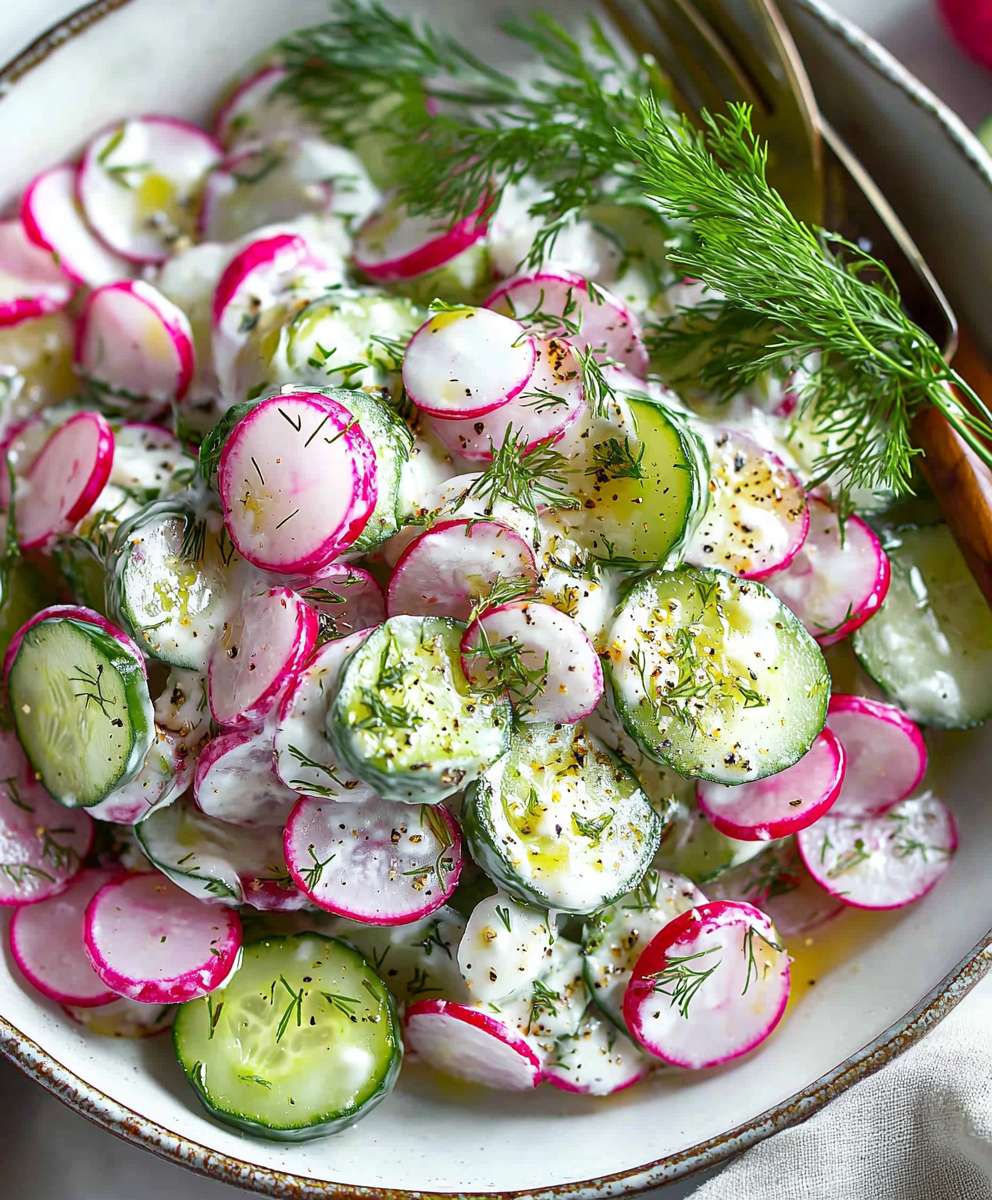 Cucumber Radish Salad