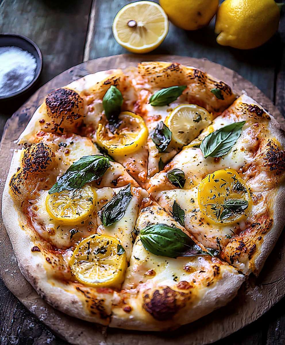 Lemon Basil Pizza