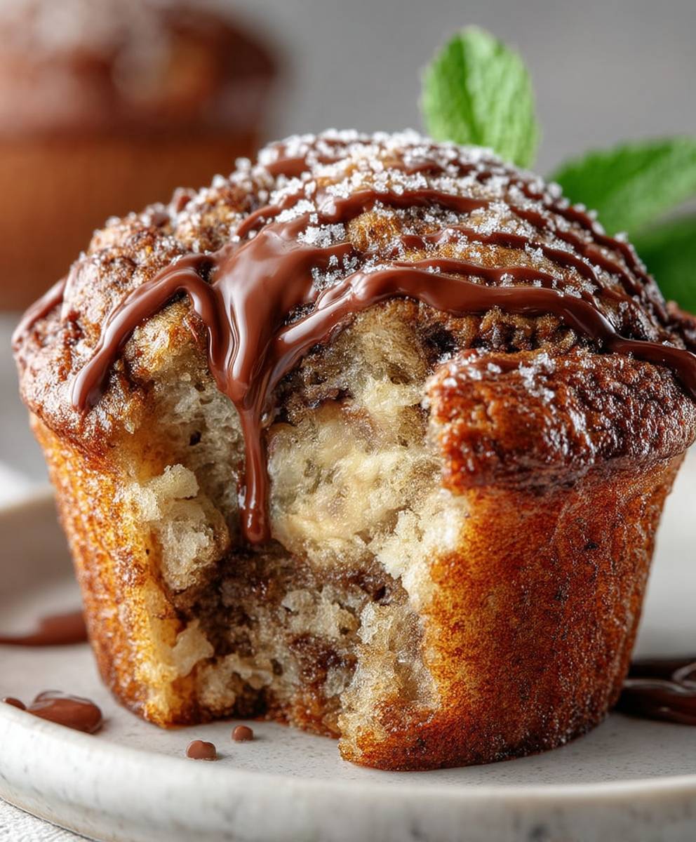 Nutella Banana Muffins