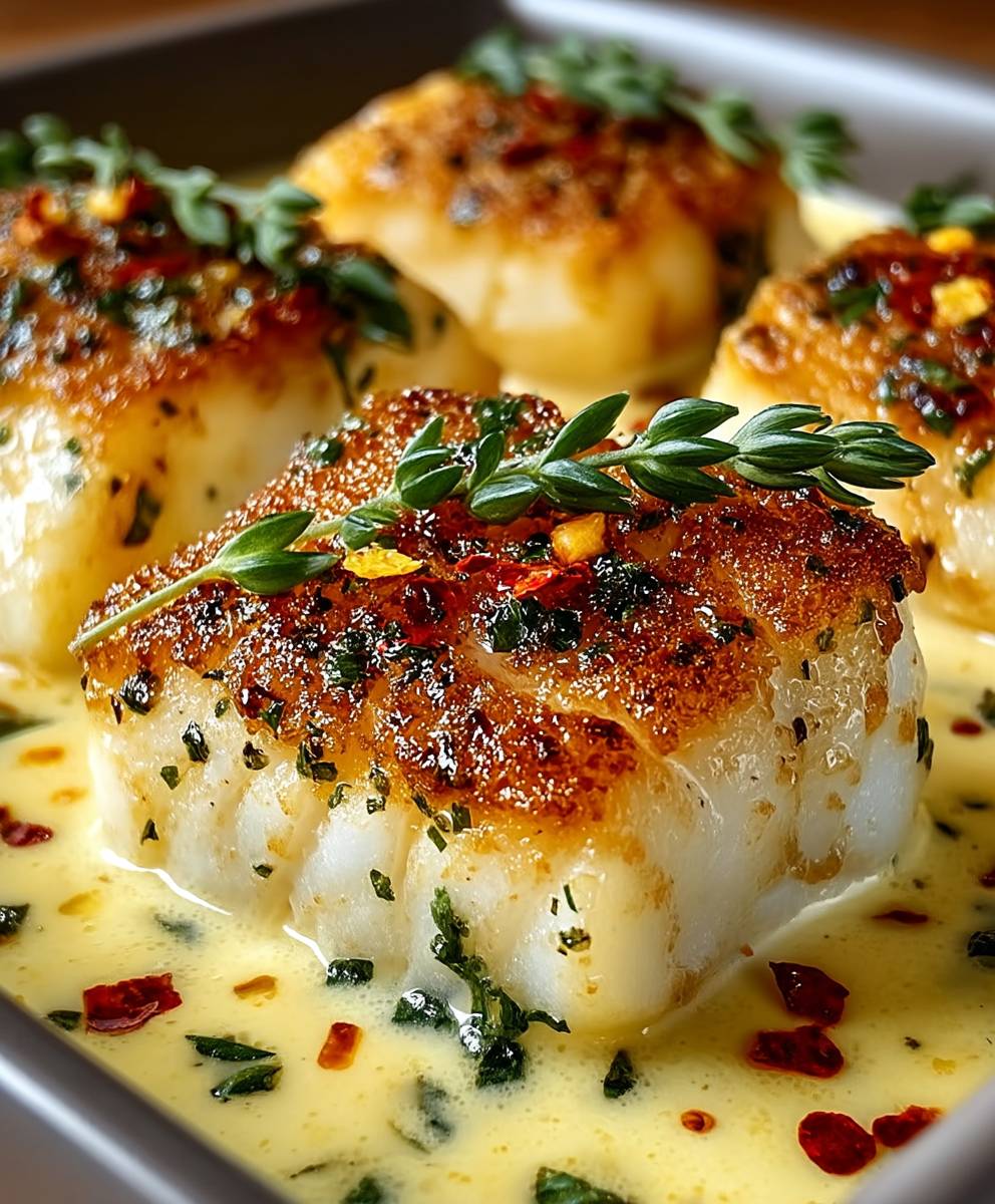 Baked Cod Coconut Lemon