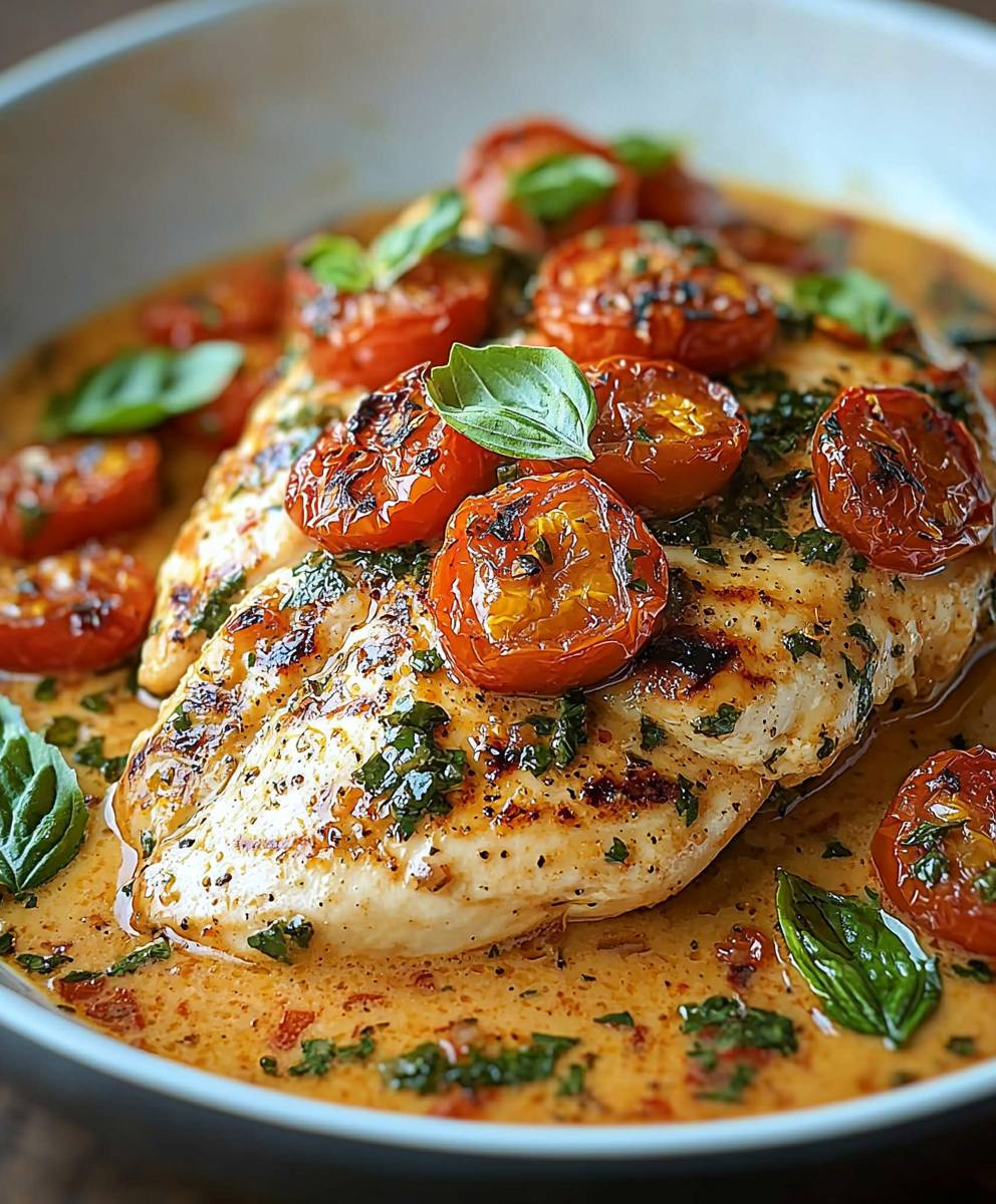Tomato Basil Chicken Cream