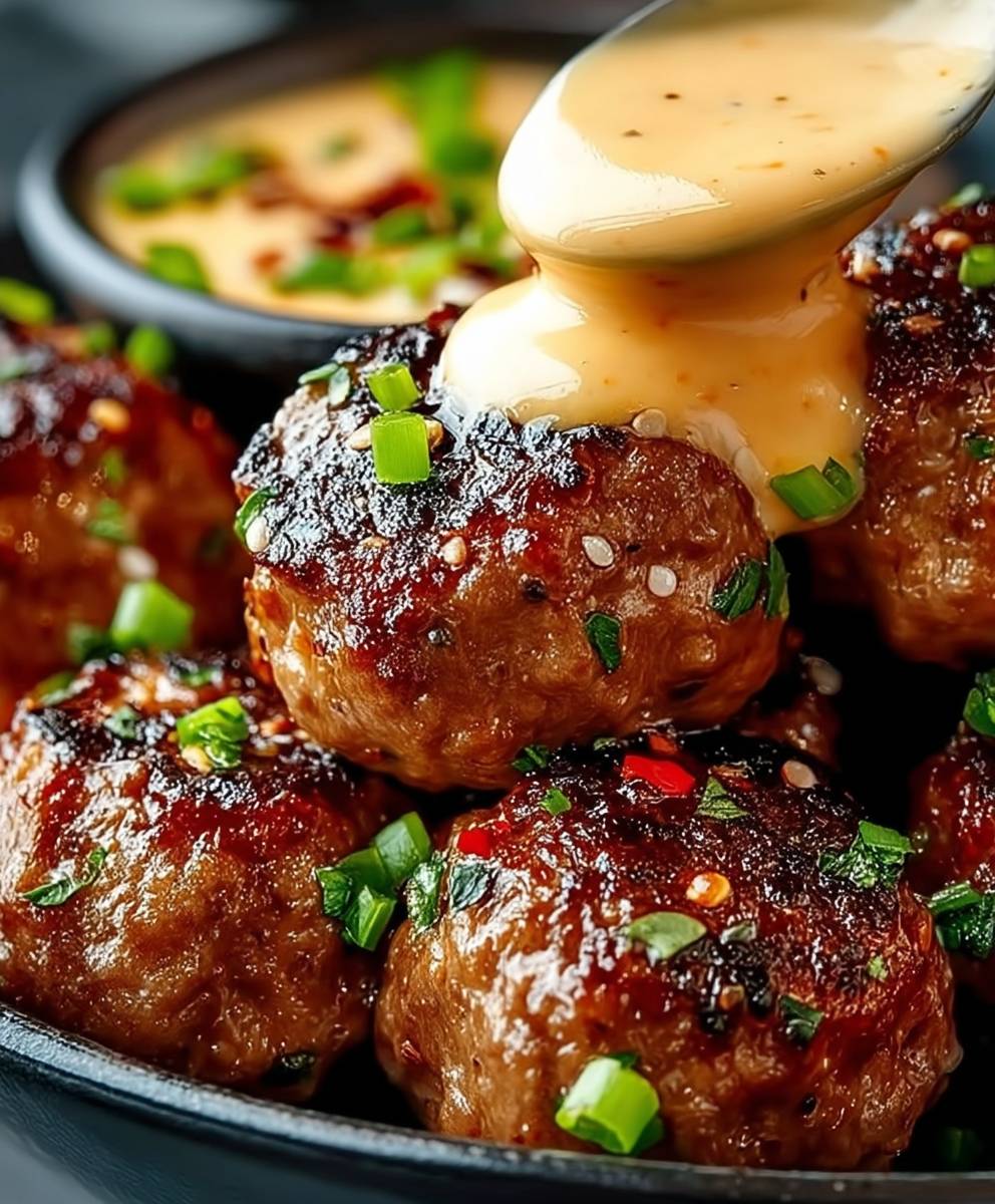 Korean BBQ Meatballs