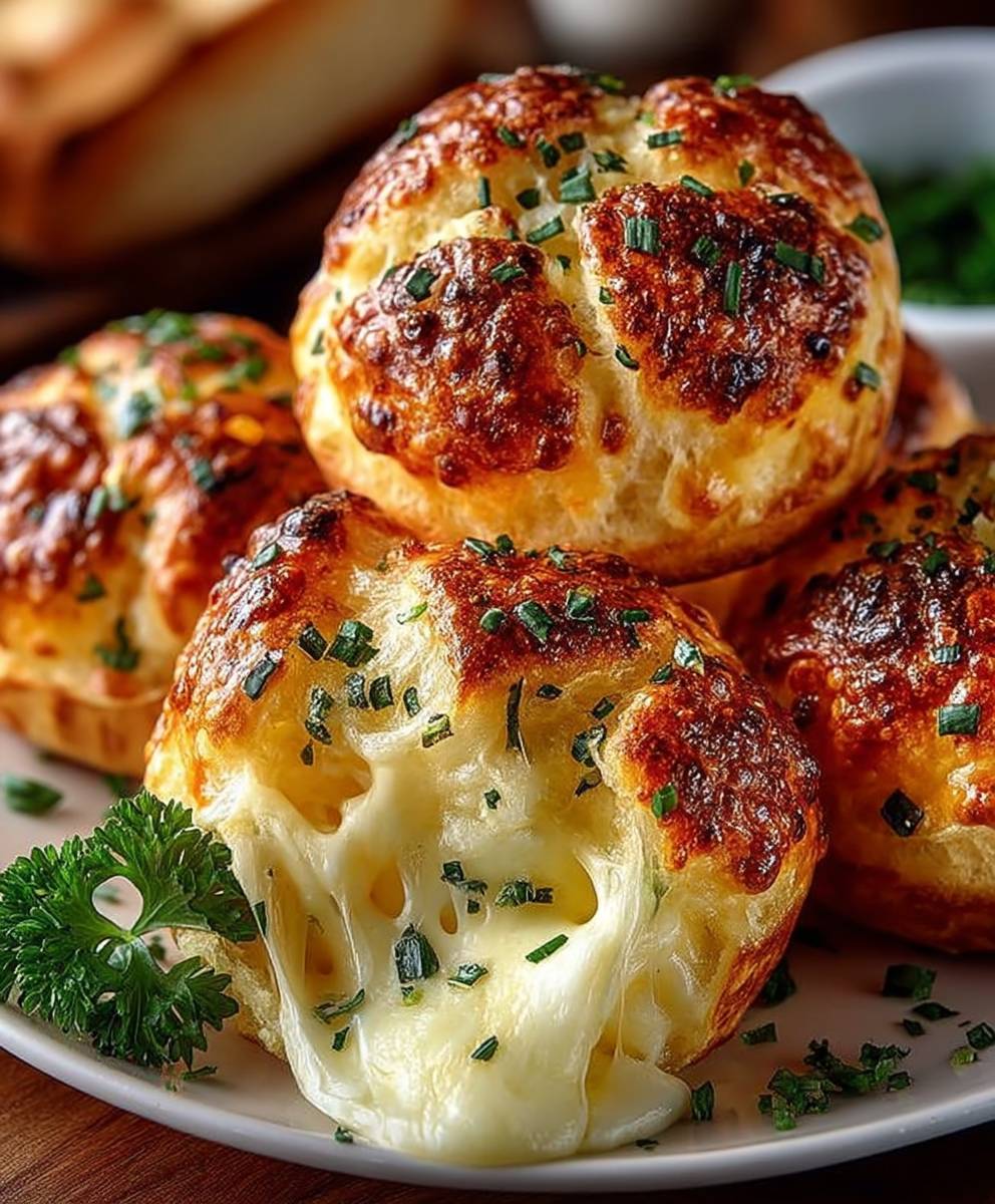 Garlic Butter Cheese Bombs