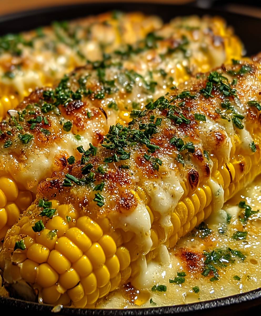 Cheesy Garlic Butter Corn