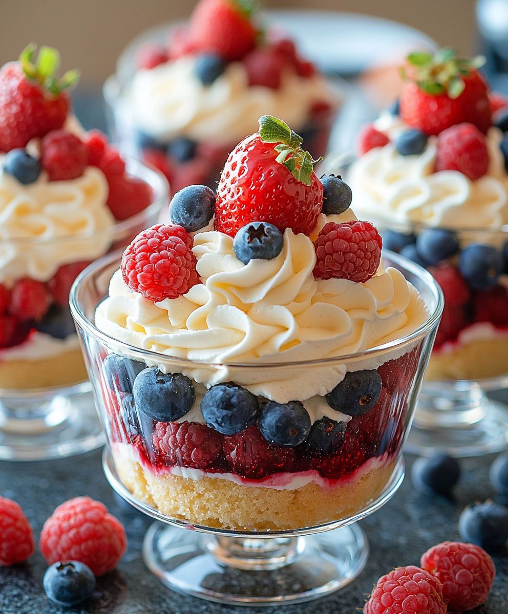 Berry Trifle Cups