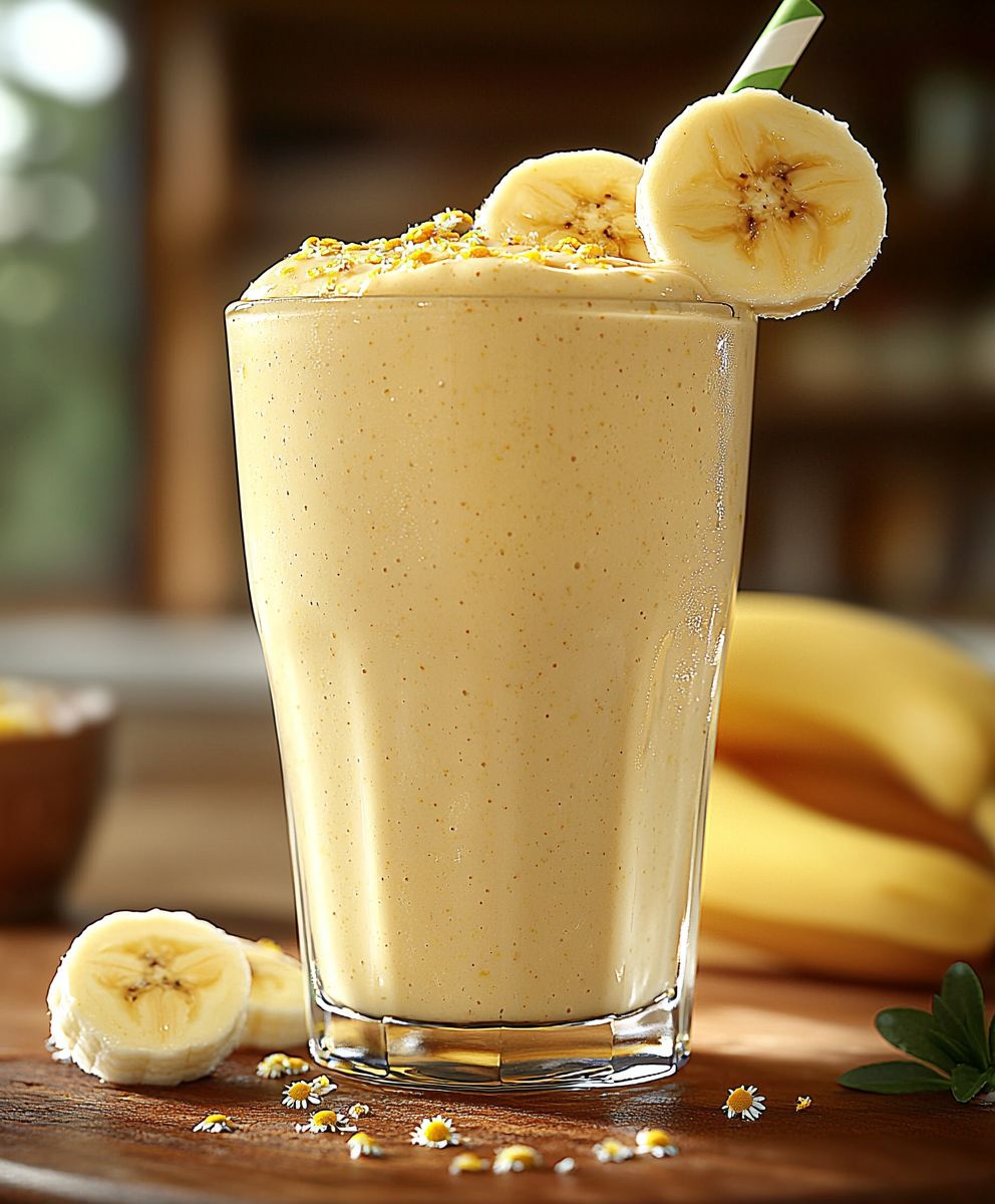 Banana Chamomile Smoothie
