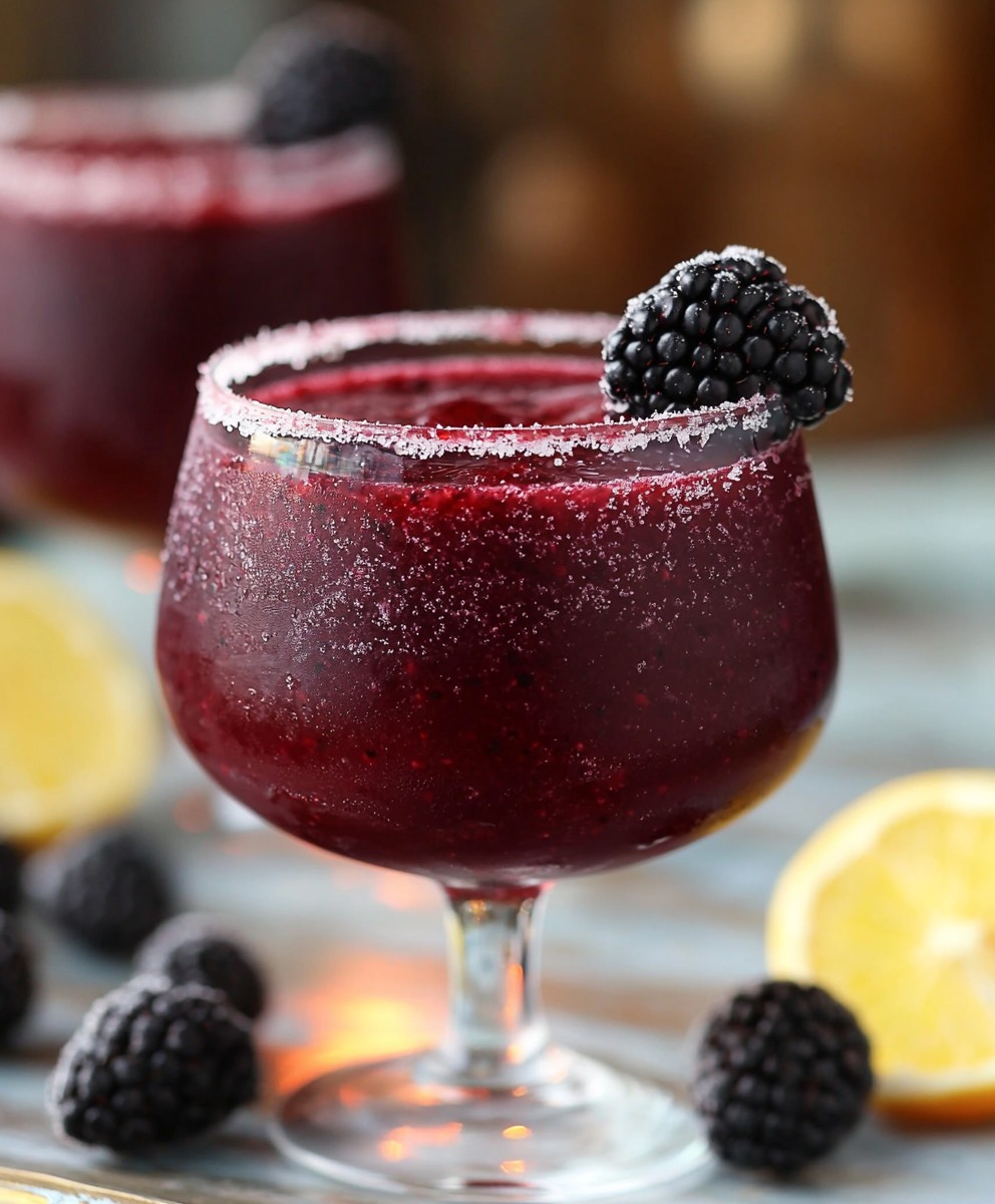 Blackberry Frozen Margarita