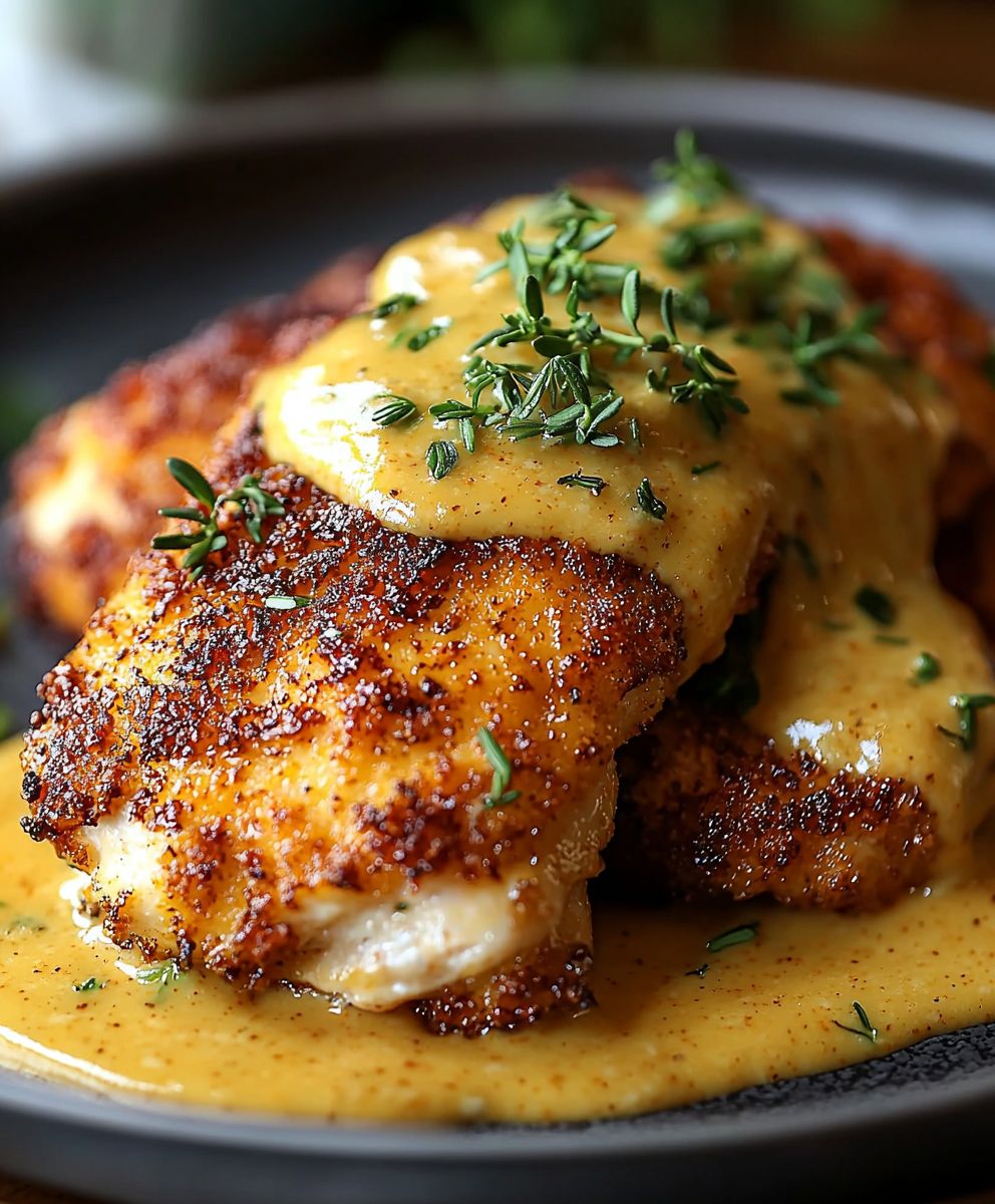 Pretzel Chicken Mustard Cheddar