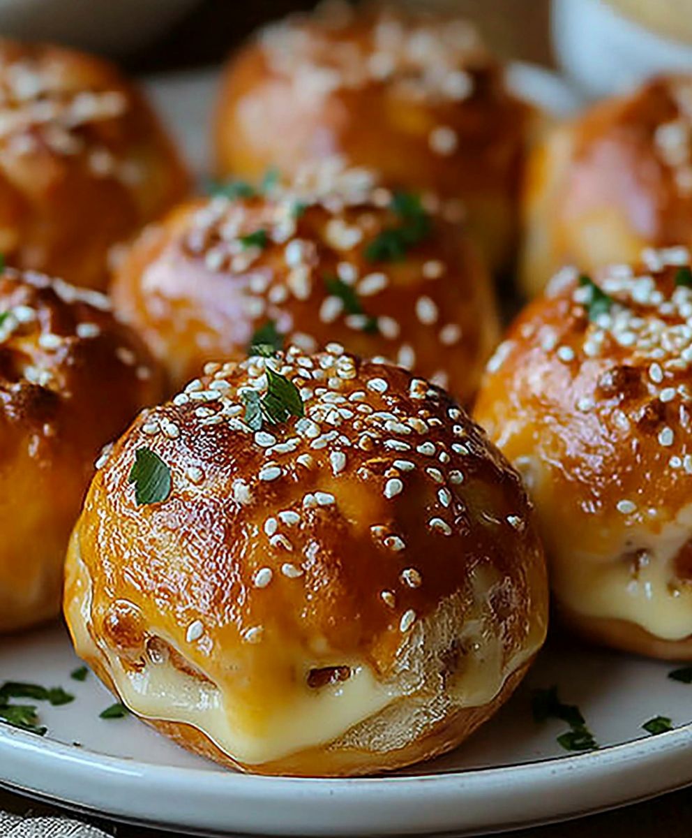 Cheesy Pretzel Bites