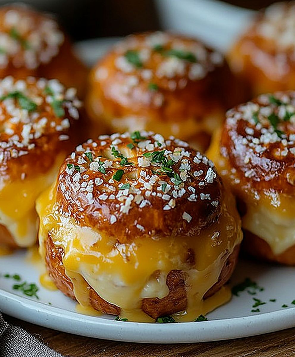 Cheesy Pretzel Bites