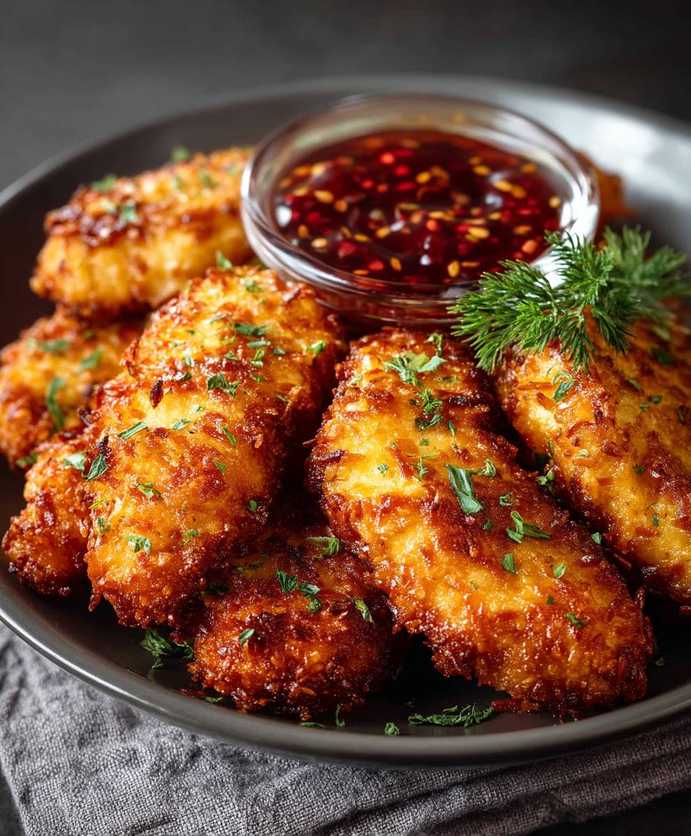 Crispy Coconut Chicken Tenders